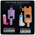 écailles brique - étui pour inhalateur chauve-souris