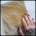 Witchy bath towel