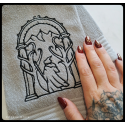 Witchy bath towel