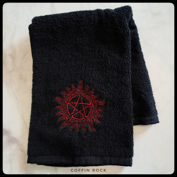 Witchy bath towel