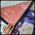 petite couverture patchwork pastel goth