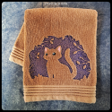 Witchy bath towel