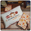 automne cosy velours - Housse de livre adaptative