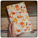 automne cosy velours - Housse de livre adaptative