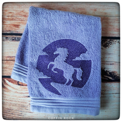 Witchy cat bath towel