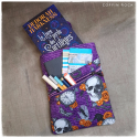 purple goth - PETITE pochette ACADEMIA