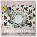 duo set de table challoween