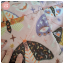 Pastel goth patchwork blanket - unique design