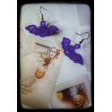 Boucle d'oreilles : chauves-souris